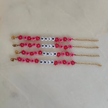 Afbeelding in Gallery-weergave laden, Armbandje customized bloemetjes
