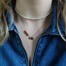 Afbeelding in Gallery-weergave laden, Kettinkje customized met kleurtjes
